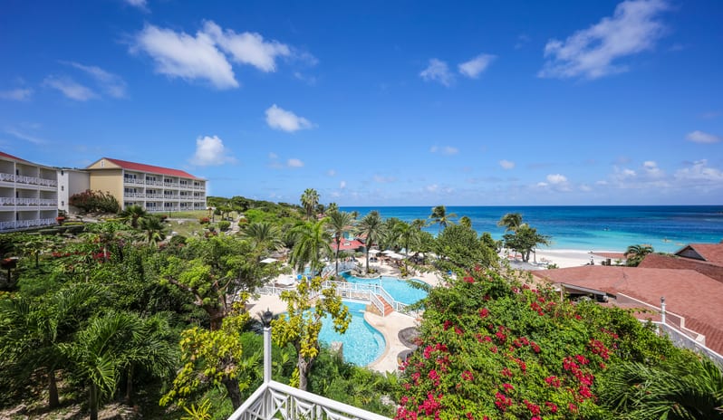 Pineapple Beach Club garden views